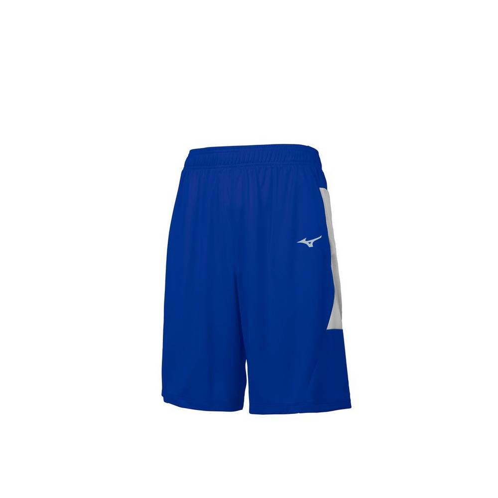 Mens Mizuno Aerolite Shorts Royal/Grey Philippines (PMJLES872)